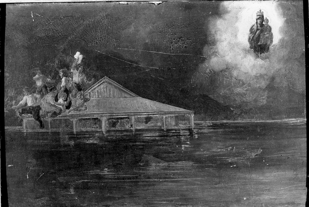 Intervento della Madonna della Consolata per salvare da una calamità naturale (ex voto, opera isolata) - ambito australiano (secondo quarto sec. XX)