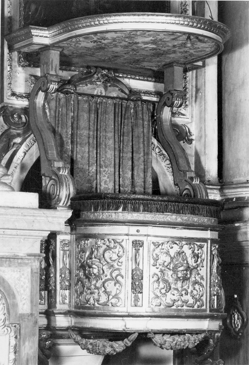 pulpito, opera isolata - bottega piemontese (seconda metà sec. XVII)