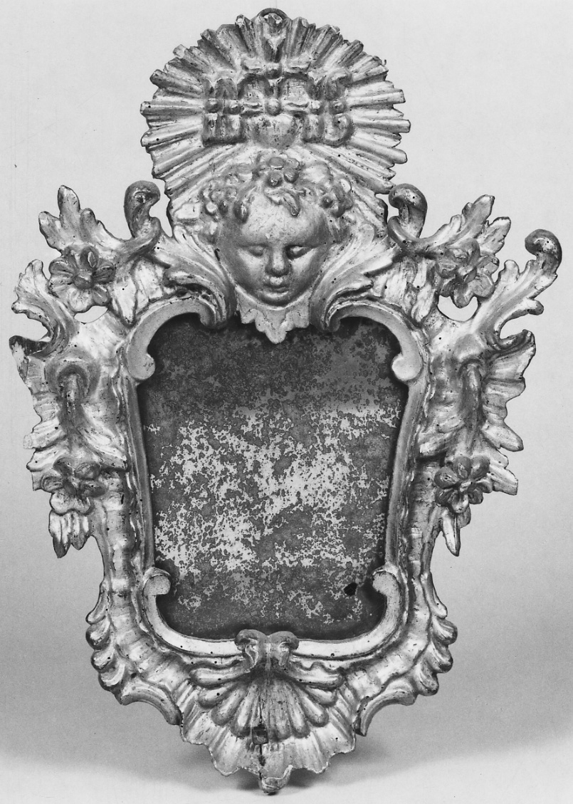 specchio, serie - bottega piemontese (metà sec. XVIII)