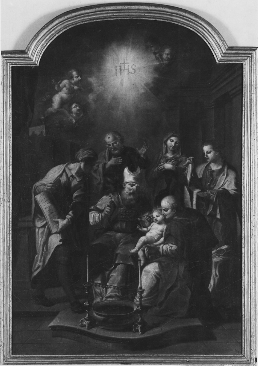 circoncisione di Gesù Bambino (dipinto, opera isolata) di Verani Agostino (terzo quarto sec. XVIII)