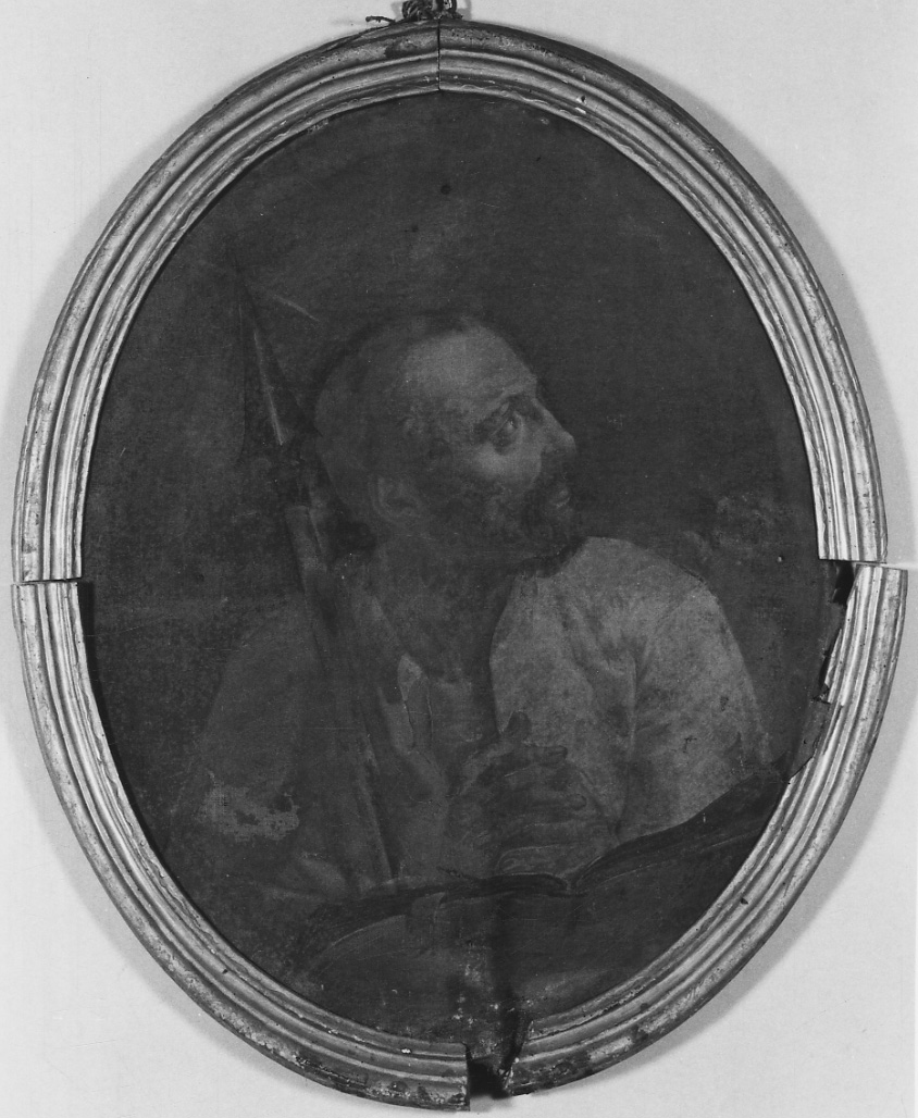 San Tommaso apostolo (dipinto, opera isolata) di Verani Agostino (terzo quarto sec. XVIII)