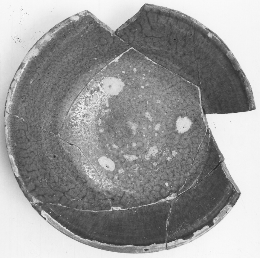 ciotola, frammento - bottega padana (fine/inizio secc. XVI/ XVII)