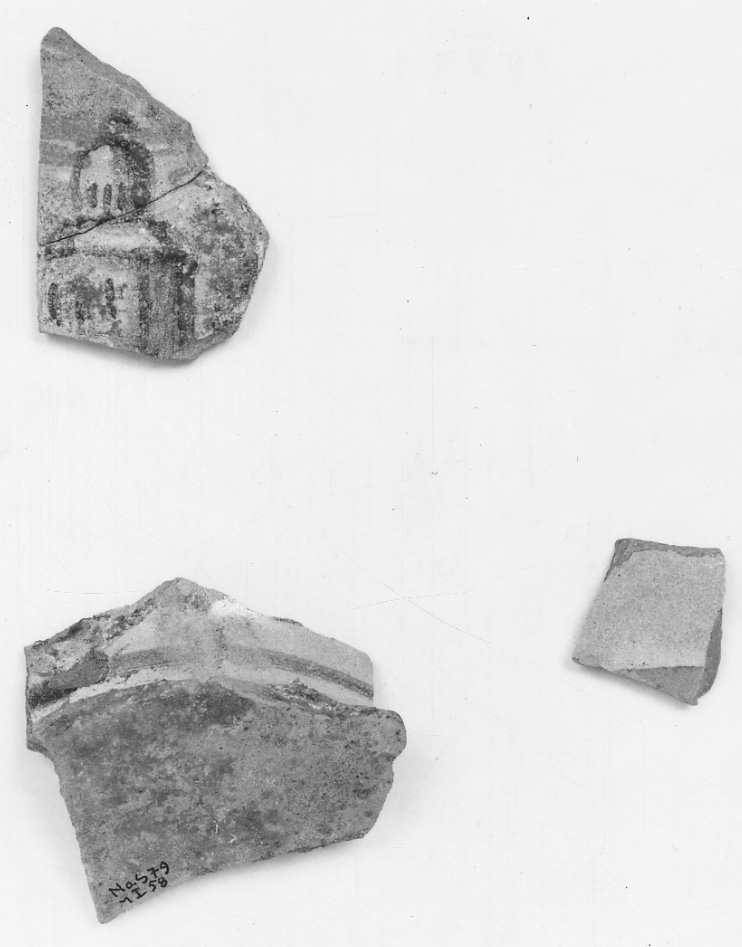 boccale, frammento - bottega padana (prima metà sec. XVI)