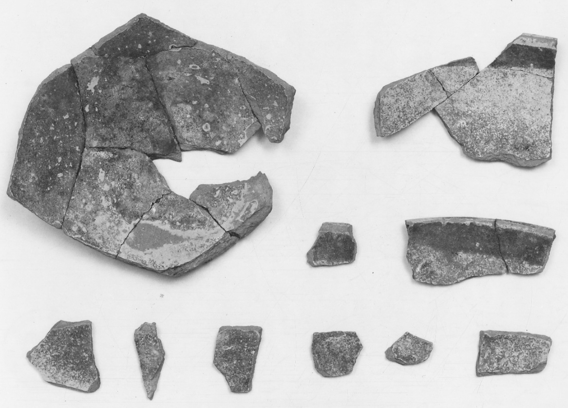 bacino, frammento - bottega padana (fine/inizio secc. XVI/ XVII)