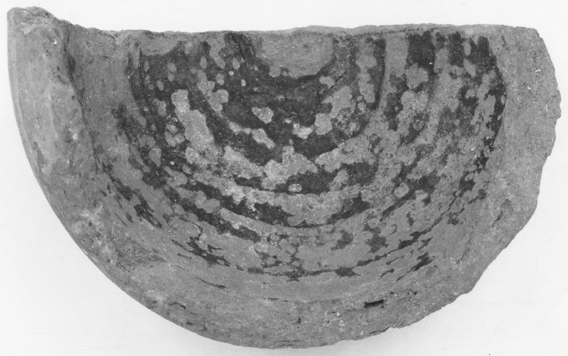 bottiglia, frammento - bottega padana (sec. XVI)