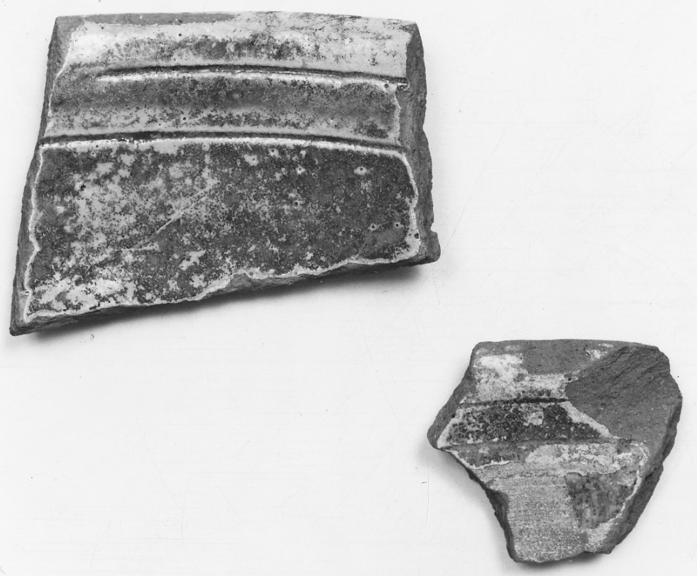 ciotola, frammento - bottega padana (sec. XV, sec. XVI)