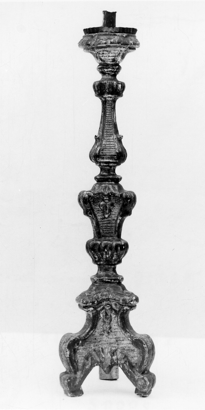 candelabro, serie - bottega piemontese (sec. XVIII)