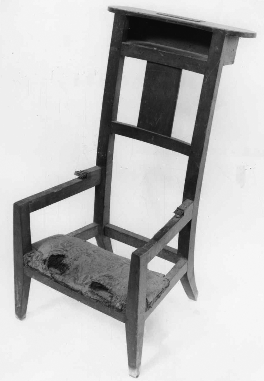 sedia, opera isolata - bottega piemontese (sec. XVIII)