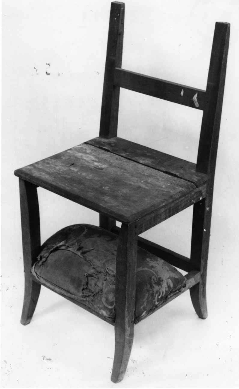 sedia, opera isolata - bottega piemontese (sec. XVIII)