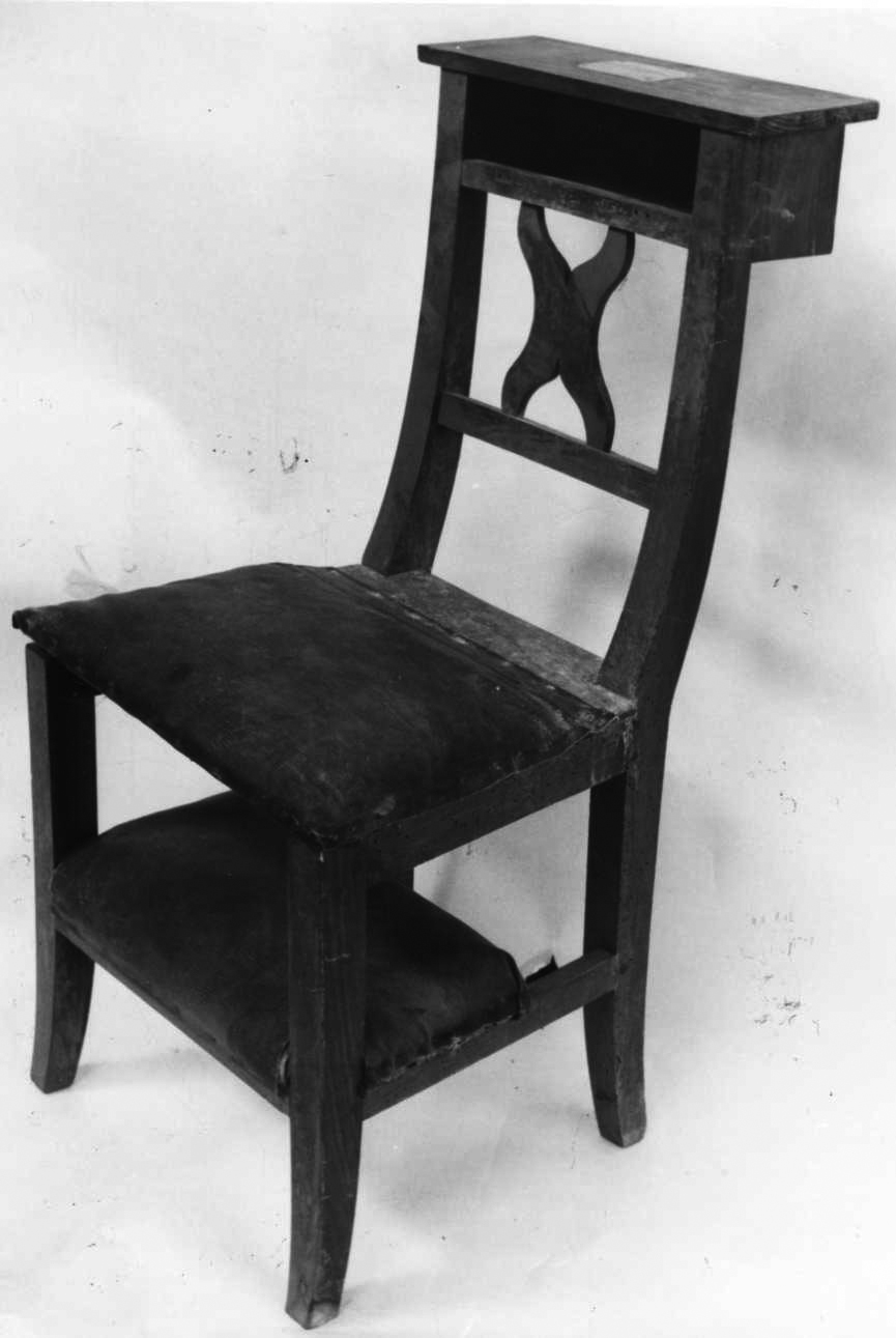 sedia, opera isolata - bottega piemontese (sec. XVIII)