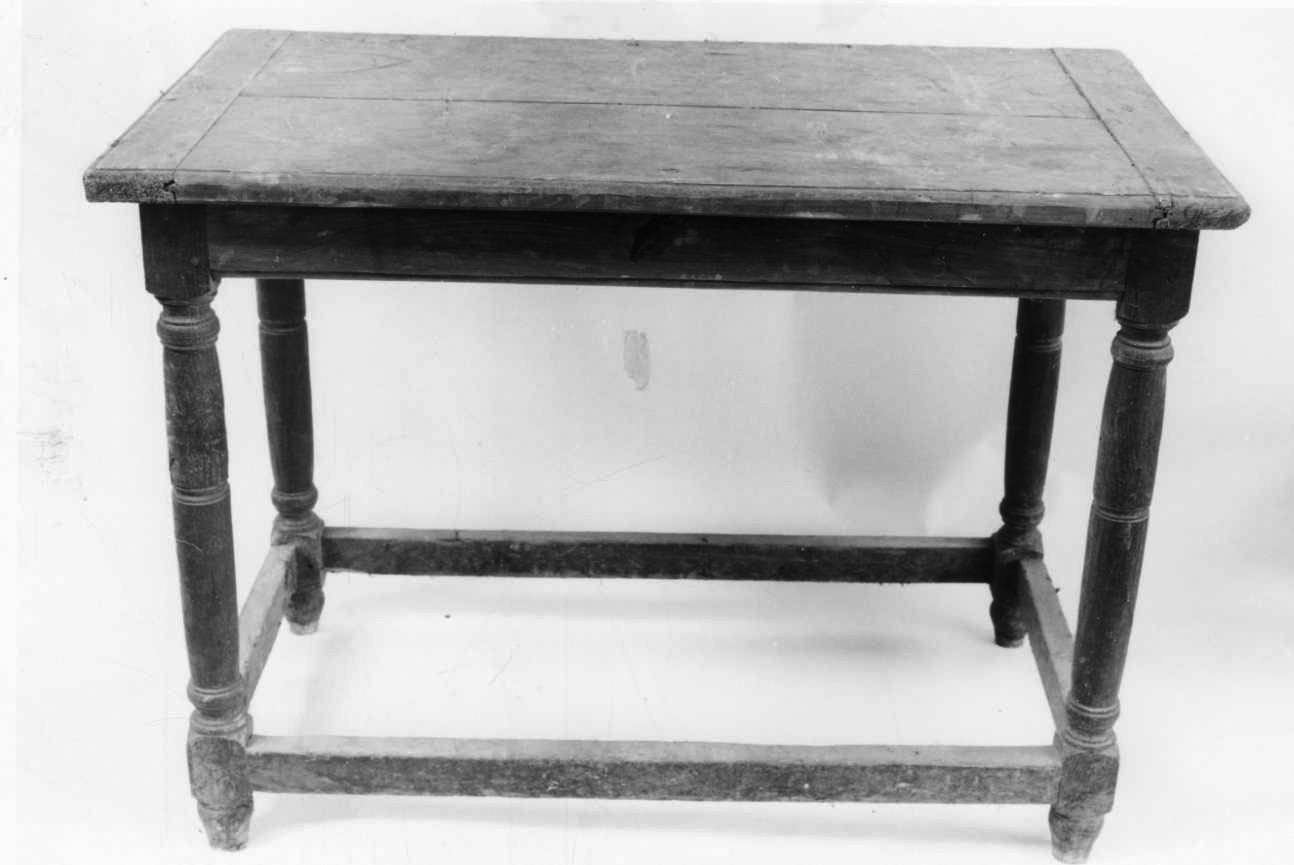 tavolo, opera isolata - bottega piemontese (sec. XVIII)