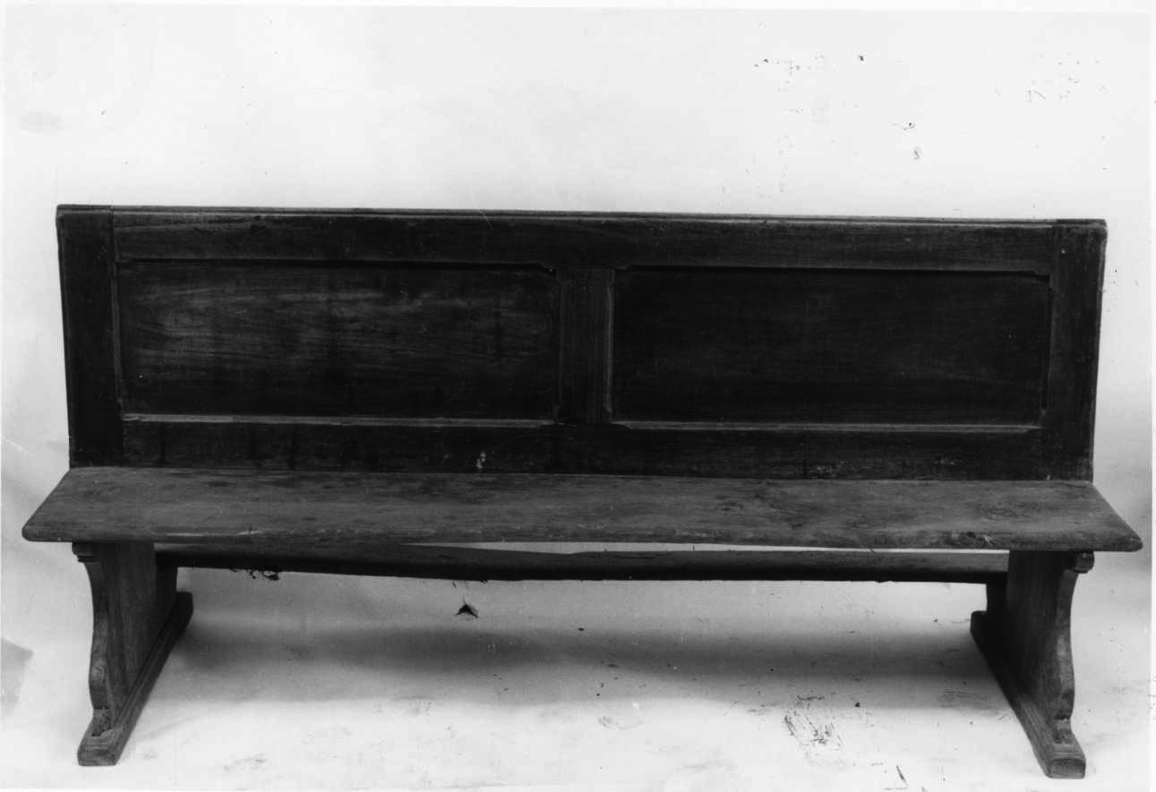 banco di confraternita, opera isolata - bottega piemontese (sec. XVIII)