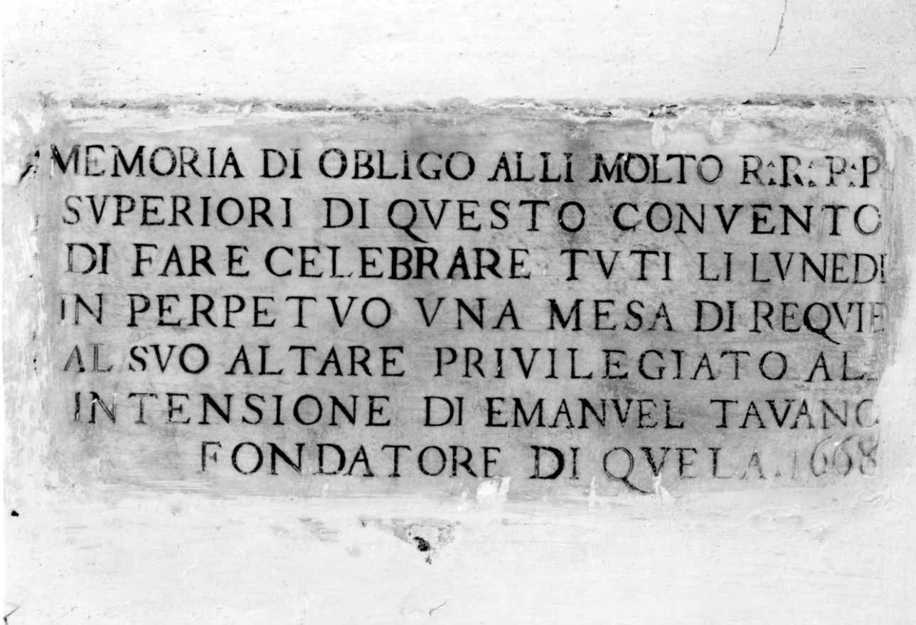 targa devozionale, opera isolata - bottega piemontese (terzo quarto sec. XVII)