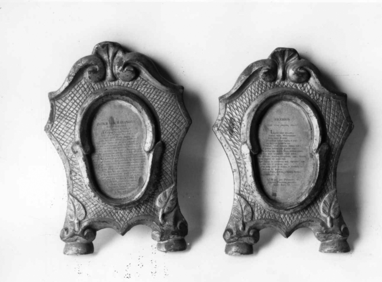 cartagloria, serie - bottega piemontese (fine sec. XVIII)