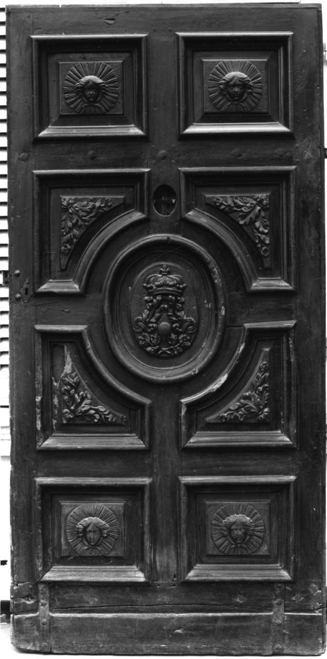 porta, opera isolata - bottega piemontese (ultimo quarto sec. XVII)