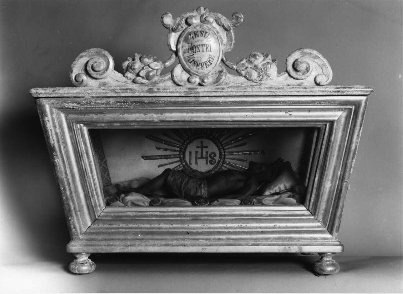 Cristo morto (statua, opera isolata) - bottega piemontese (prima metà sec. XVIII)