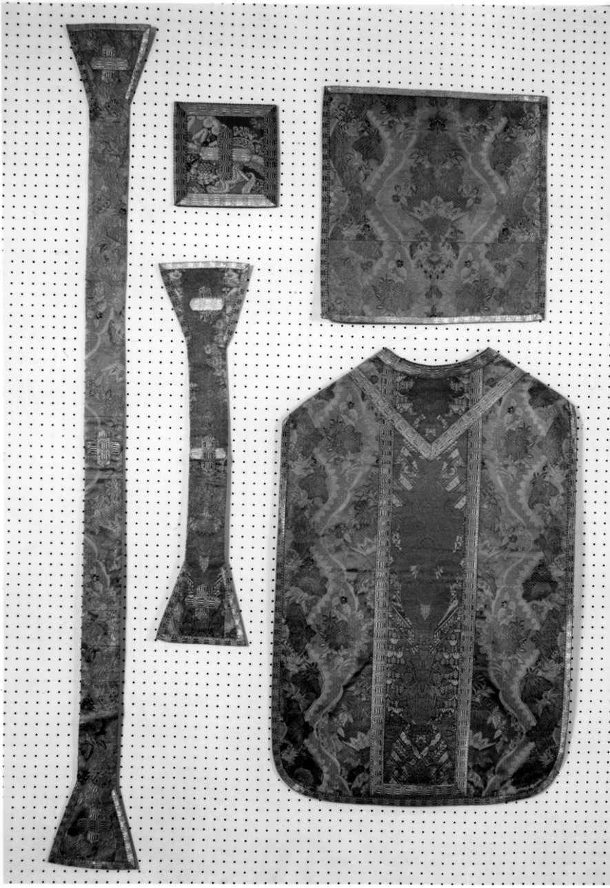 pianeta, elemento d'insieme - manifattura piemontese (prima metà sec. XVIII)