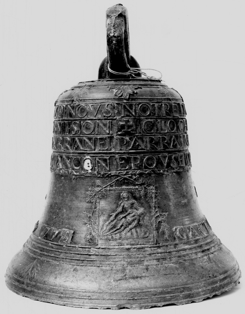 campana da chiesa, opera isolata di Gautier (terzo quarto sec. XVIII)