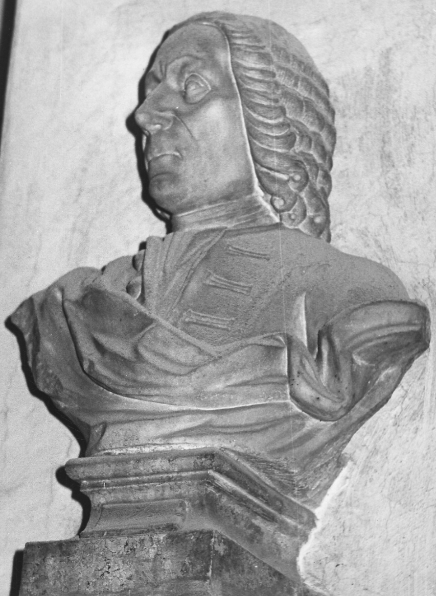 ritratto di Carlo Vincenzo Bonino (busto, opera isolata) di Rista Carlo Francesco (metà sec. XVIII)
