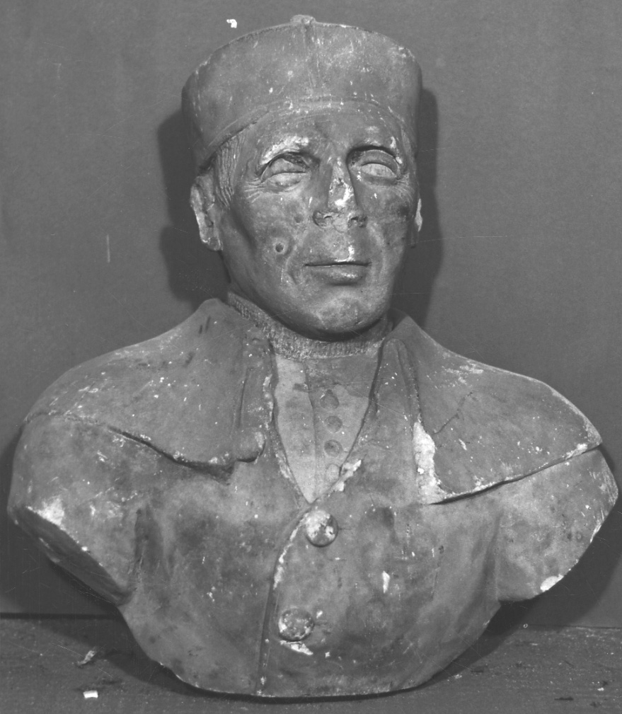 ritratto d'uomo (busto, opera isolata) - bottega piemontese (prima metà sec. XIX)