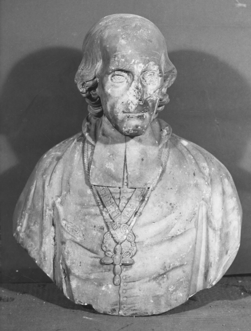 ritratto d'uomo (busto, opera isolata) - bottega piemontese (seconda metà sec. XVIII)