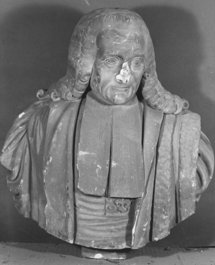 ritratto d'uomo (busto, opera isolata) - bottega piemontese (seconda metà sec. XVIII)