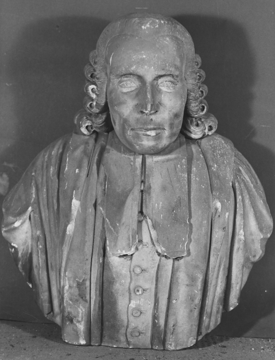 ritratto d'uomo (busto, opera isolata) - bottega piemontese (prima metà sec. XVIII)