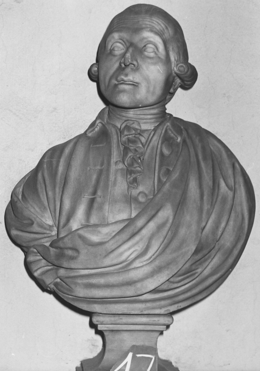 ritratto di Giovanni Bayma (busto, opera isolata) di Bernero Giovanni Battista (fine sec. XVIII)