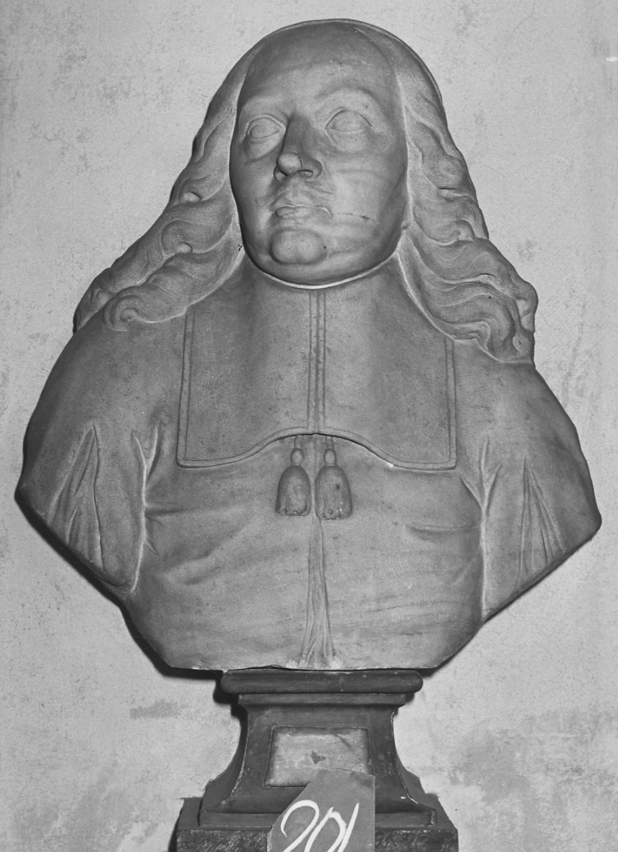 ritratto di Giorgio Turinetti di Priero (busto, opera isolata) - bottega piemontese (seconda metà sec. XVII)