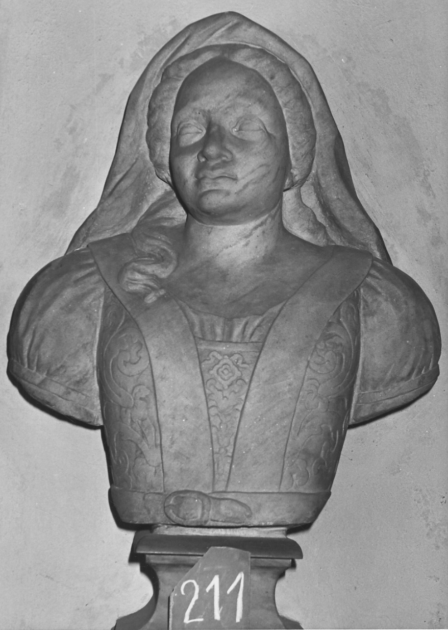 ritratto di Maria Valperga (busto, opera isolata) di Carlone Giuseppe Maria (terzo quarto sec. XVII)