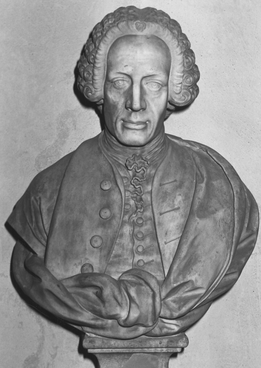 ritratto di Gian Tommaso Garrone (busto, opera isolata) di Bernero Giovanni Battista (terzo quarto sec. XVIII)