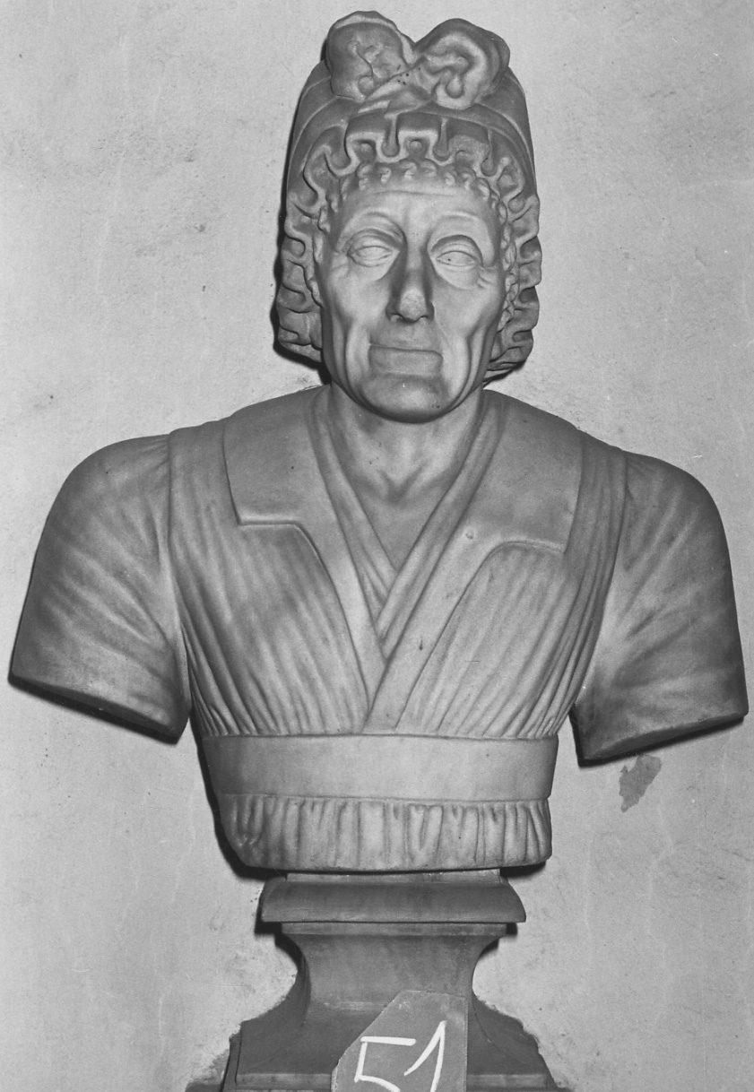 ritratto di Maria Carron di San Tommaso (busto, opera isolata) - bottega piemontese (fine/inizio secc. XVIII/ XIX)