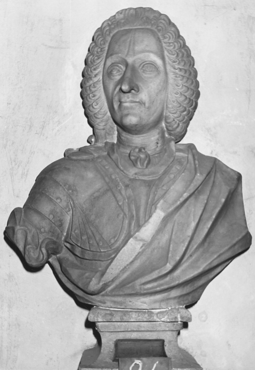 ritratto di Ottavio Giuseppe Falletti (busto, opera isolata) di Deristo Carlo Francesco (metà sec. XVIII)