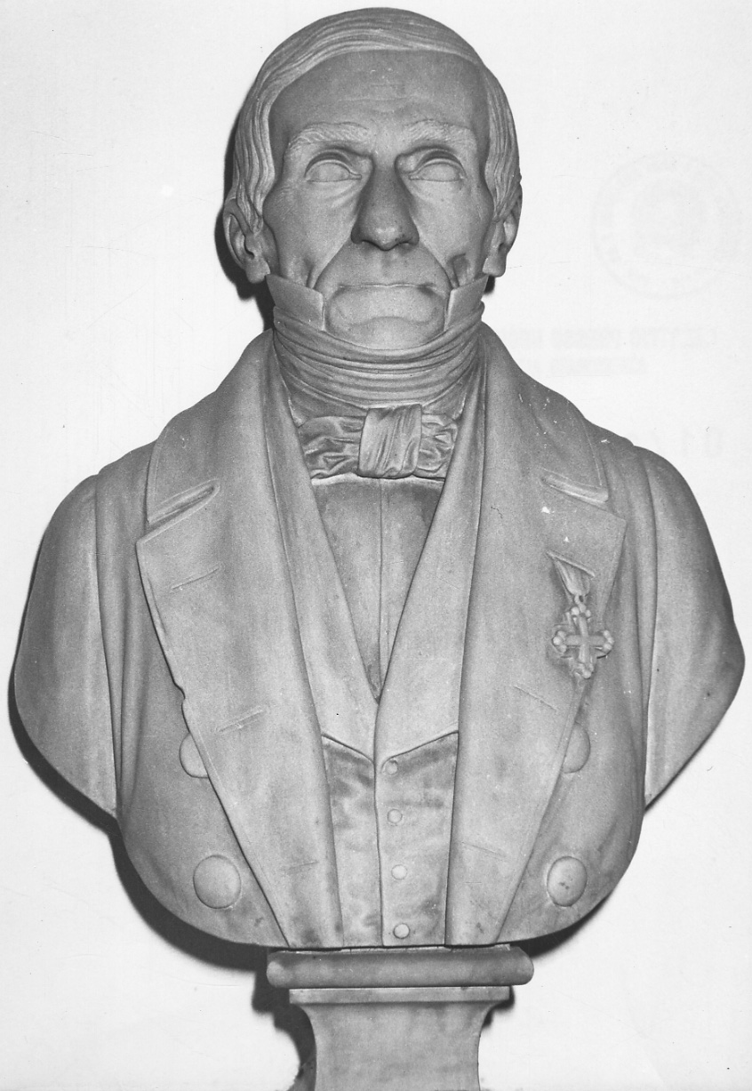 ritratto di Benedetto Efisio Tempia (busto, opera isolata) di Ferrero Luigi (metà sec. XIX)