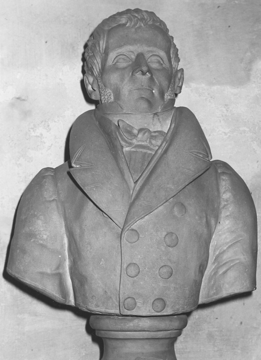 ritratto di Carlo Luigi Piossasco (busto, opera isolata) di Ferrero Luigi (secondo quarto sec. XIX)