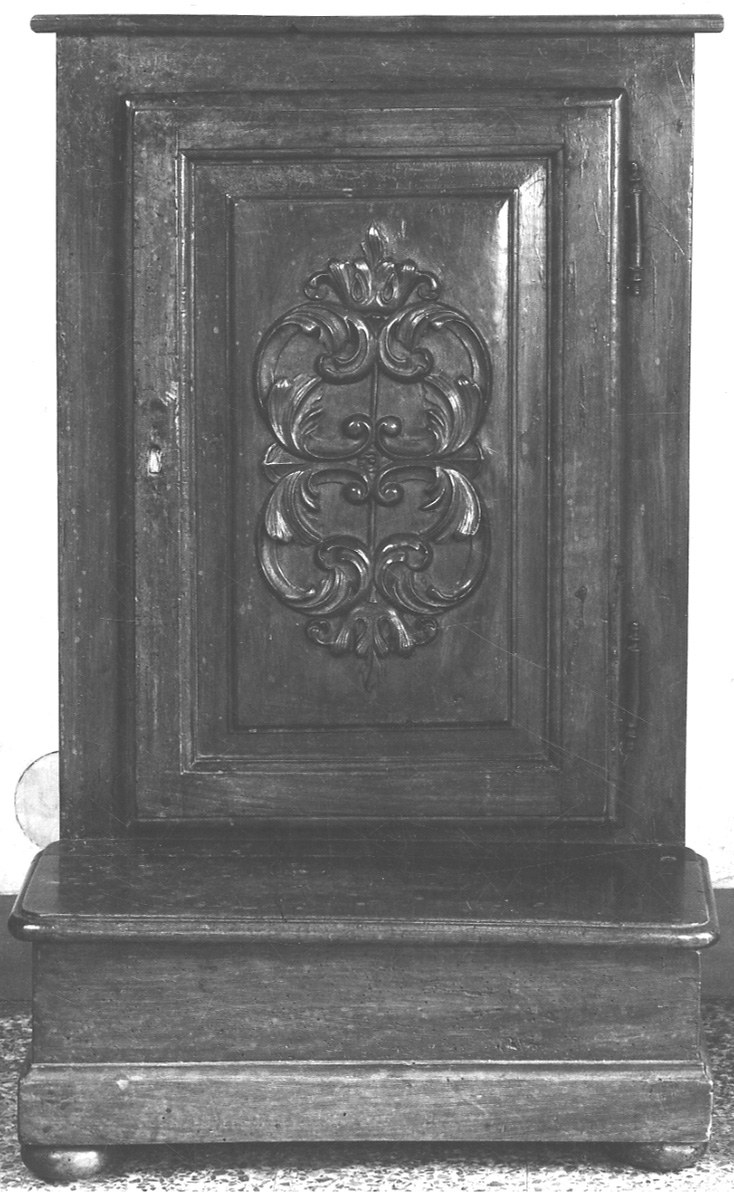 inginocchiatoio, opera isolata - bottega piemontese (metà sec. XIX)