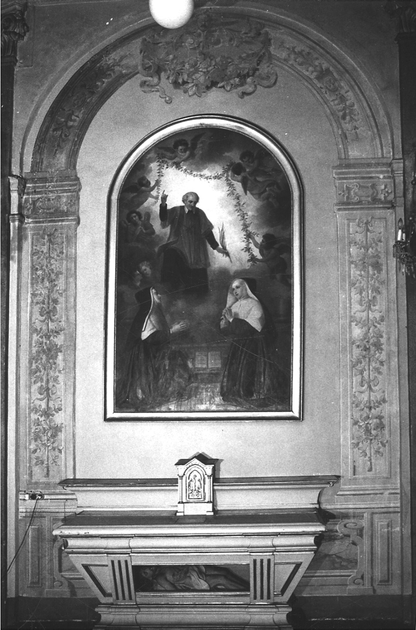 motivi decorativi floreali (decorazione pittorica, opera isolata) - ambito piemontese (ultimo quarto sec. XIX)