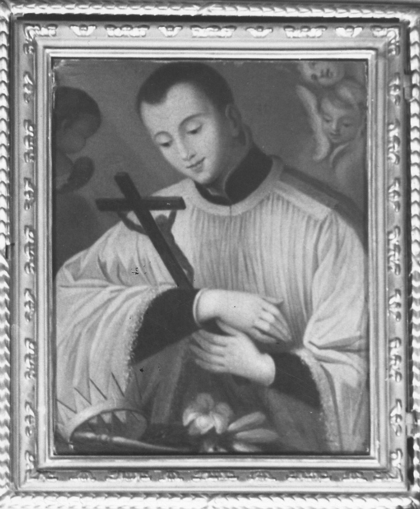 San Luigi Gonzaga (dipinto, opera isolata) - ambito piemontese (metà sec. XIX)