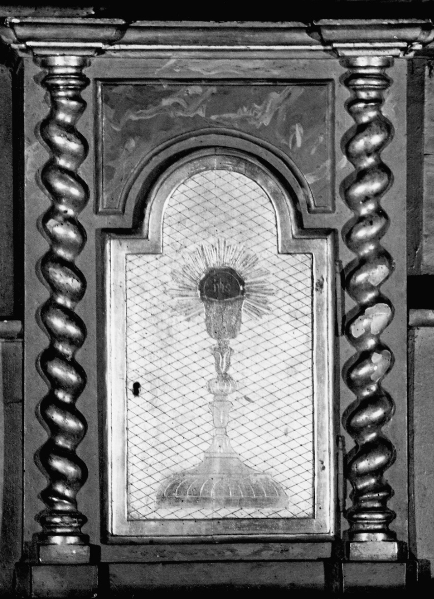 calice eucaristico (tabernacolo, opera isolata) - bottega piemontese (primo quarto sec. XIX)