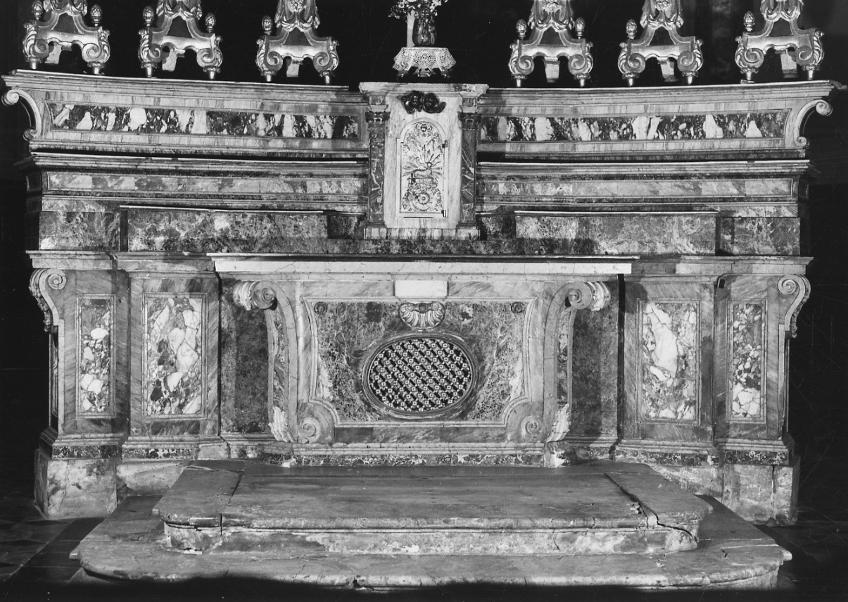 altare maggiore, opera isolata - bottega piemontese (seconda metà sec. XVIII)