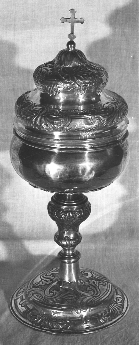 pisside, opera isolata - bottega piemontese (metà sec. XIX)