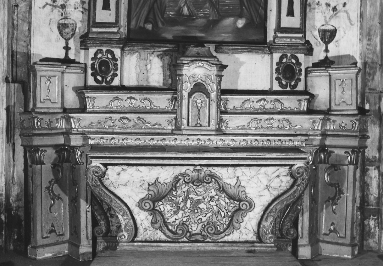 altare, opera isolata - bottega piemontese (seconda metà sec. XVIII)