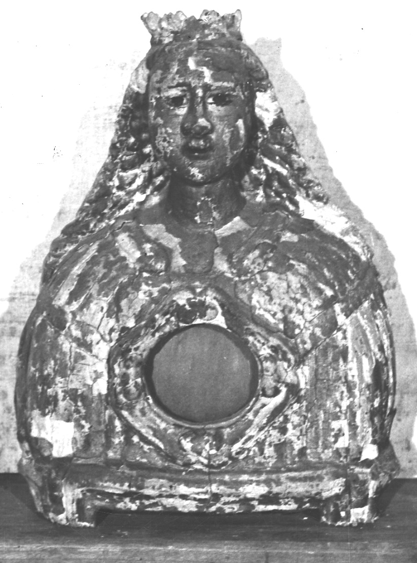 Santa (reliquiario - a busto, opera isolata) - bottega piemontese (prima metà sec. XVII)