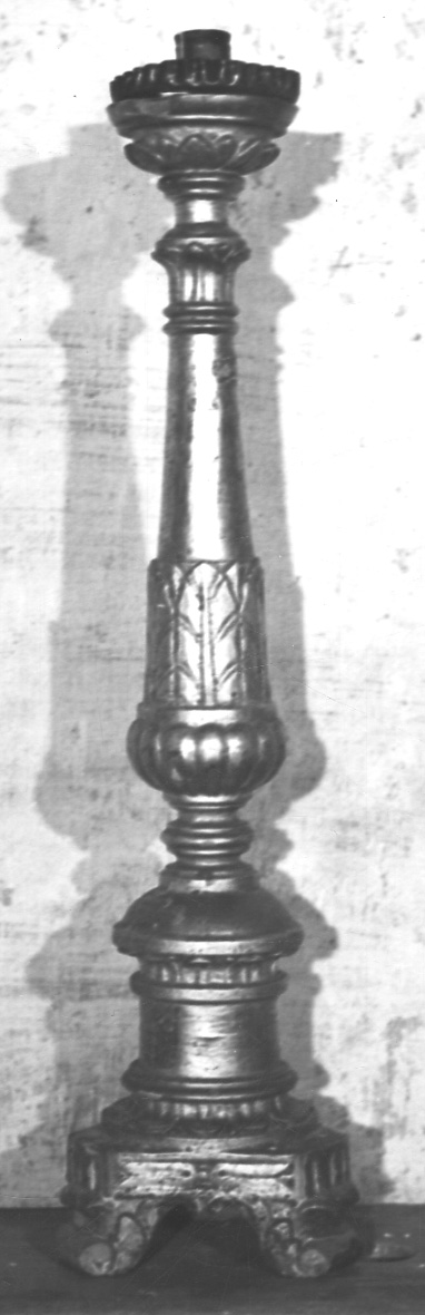 candeliere, serie - bottega piemontese (prima metà sec. XIX)