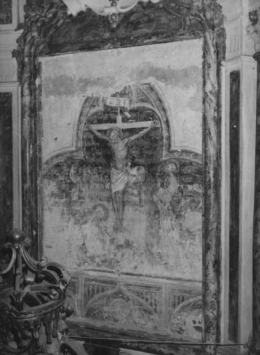 crocifissione di Cristo (dipinto, opera isolata) - ambito piemontese (prima metà sec. XV)