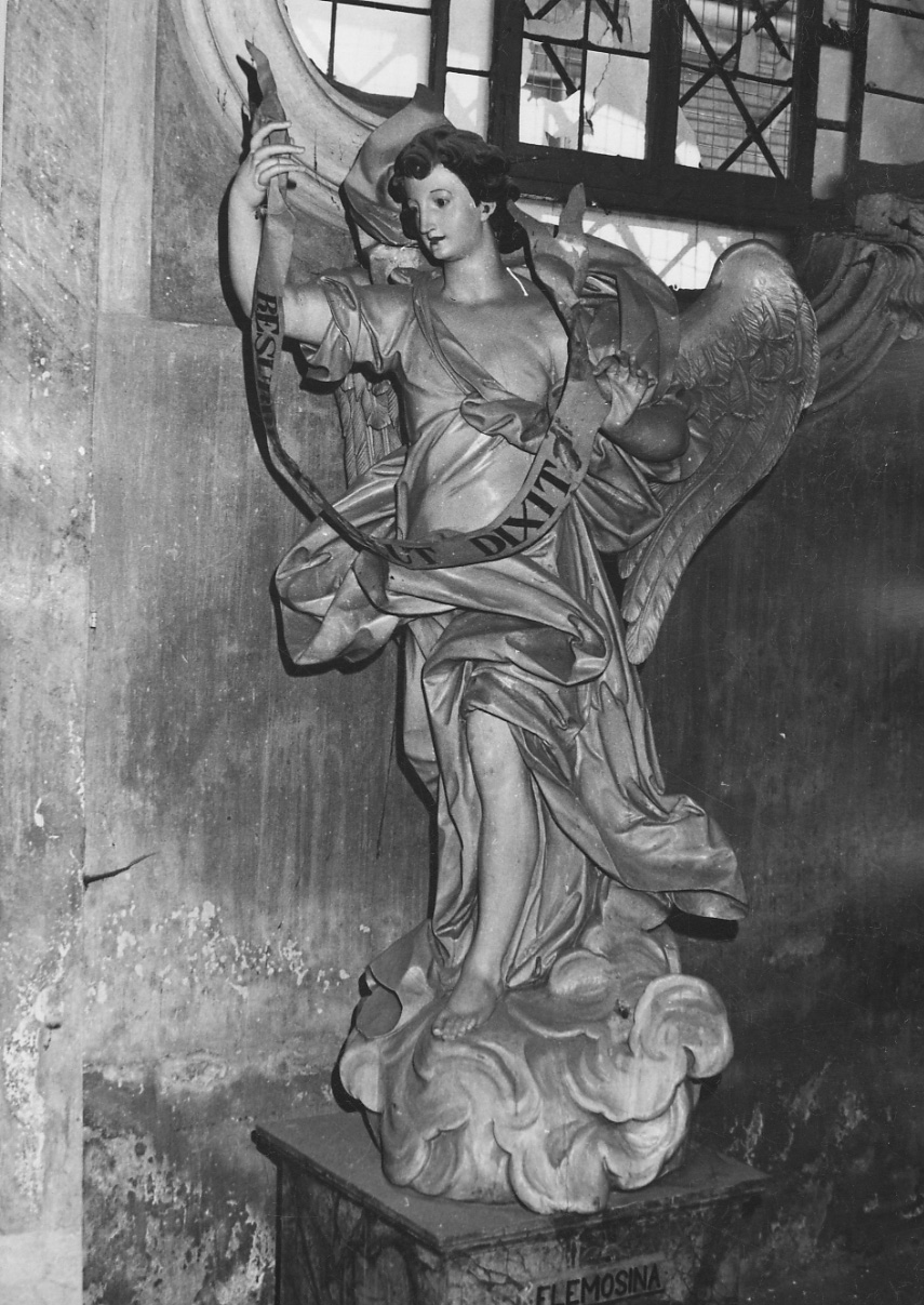 angelo della resurrezione (statua, opera isolata) di Clemente Stefano Maria (ultimo quarto sec. XVIII)