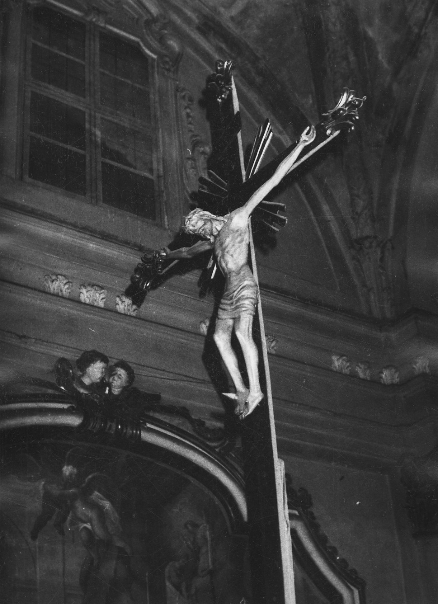Cristo crocifisso (croce d'altare, opera isolata) - bottega luganese (primo quarto sec. XVII)