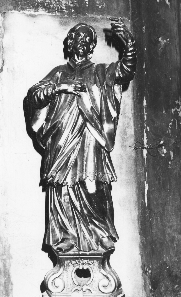 San Giovanni Nepomuceno (reliquiario - a statua, elemento d'insieme) di Perucca Ignazio (seconda metà sec. XVIII)