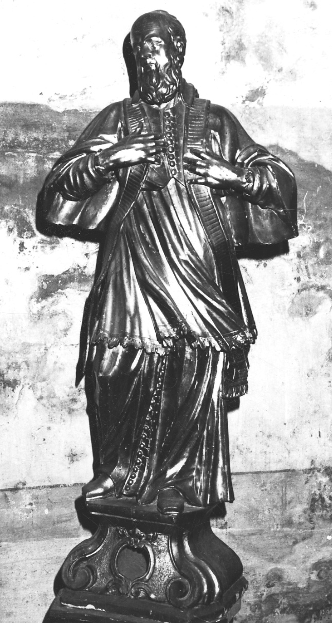 San Francesco di Sales (reliquiario - a statua, elemento d'insieme) di Perucca Ignazio (seconda metà sec. XVIII)