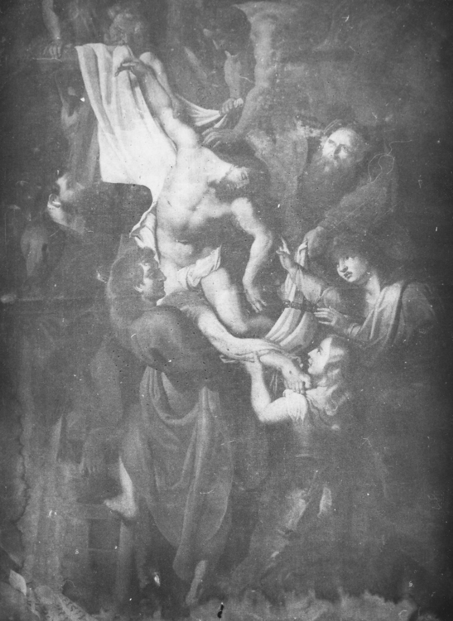 deposizione di Cristo dalla croce (dipinto, opera isolata) - ambito piemontese (prima metà sec. XIX)